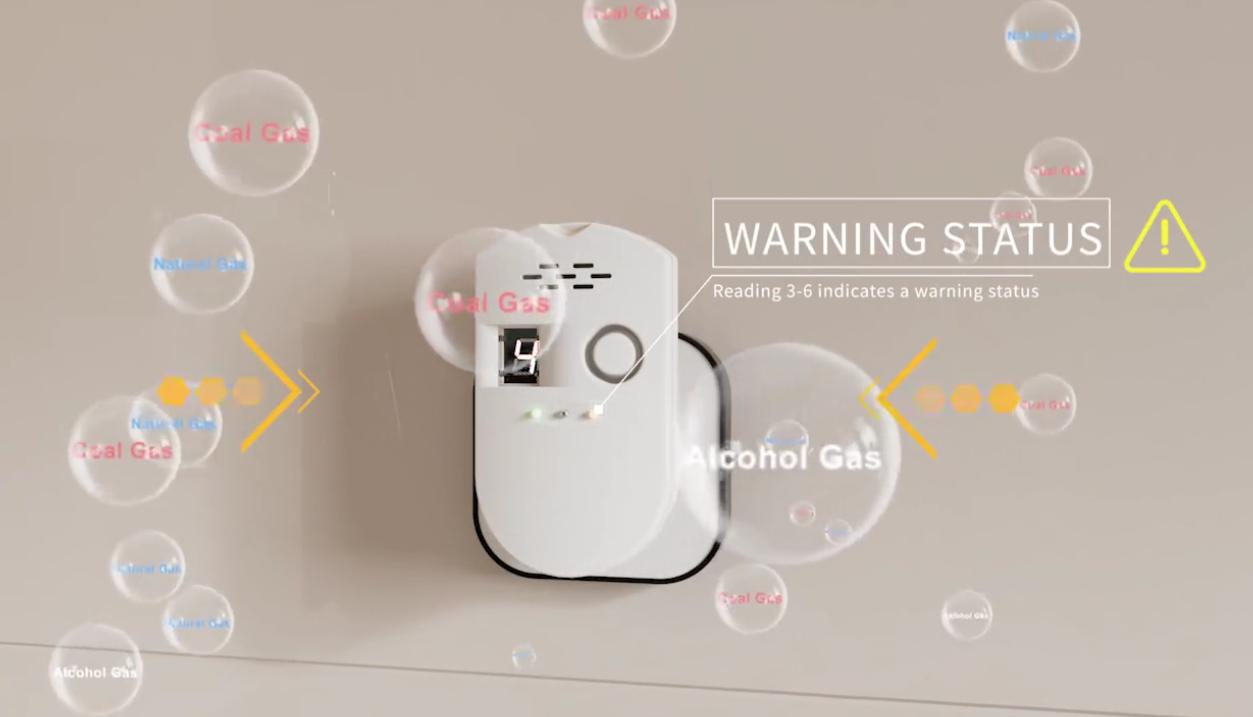 Ningbo Pdlux PD-GSV8 Smart Gas -hälytys-Edistynyt kaasuntunnistus- ja turvajärjestelmä