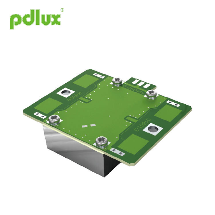 PDLUX PD-V9 -seinäasennus 10,525 GHz: n mikroaaltotunnistinmoduuli